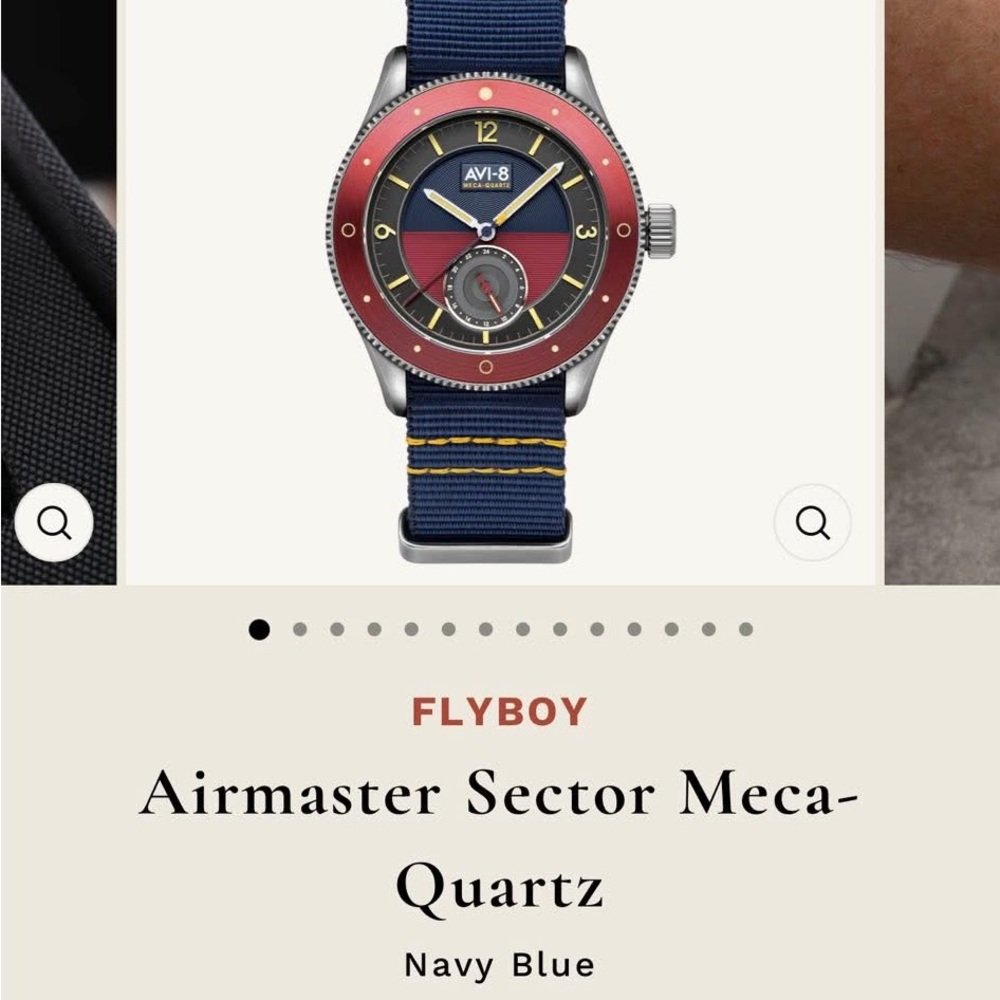 AVI-8 Airmaster Sector Meca-Quartz Watch